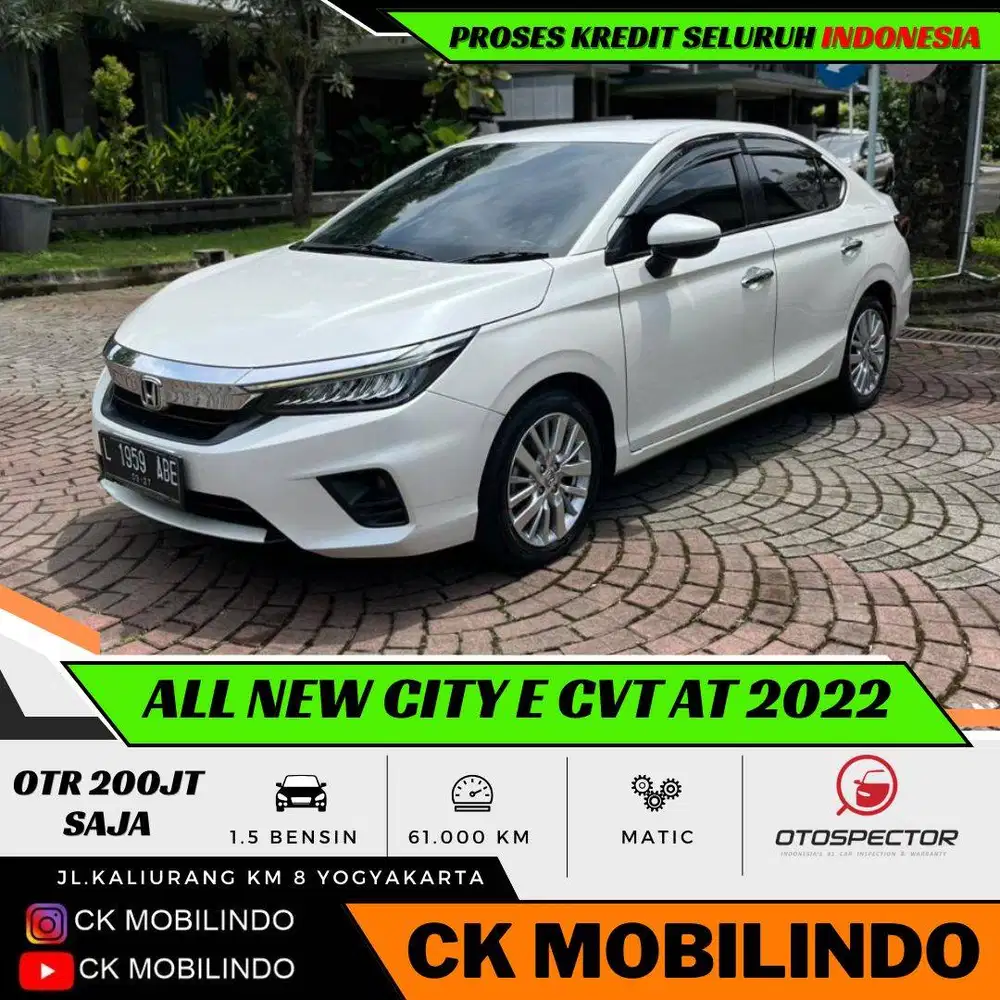 (Dp10jt) All New City E CVT Matic 2022 ISTIMEWA Kredit Murah