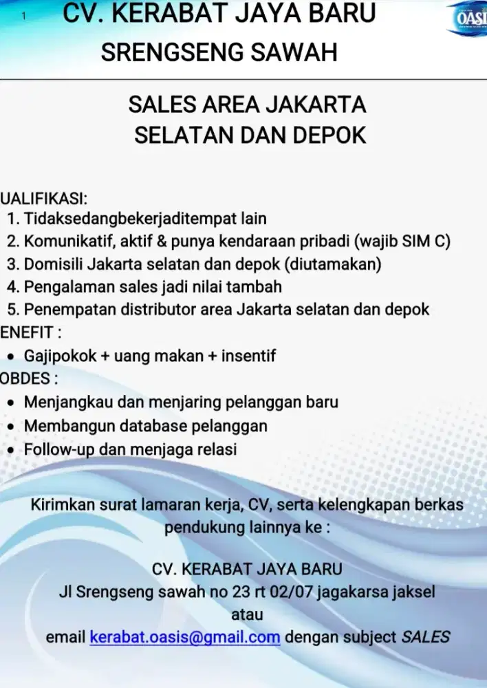 DICARI MARKETING/SALES