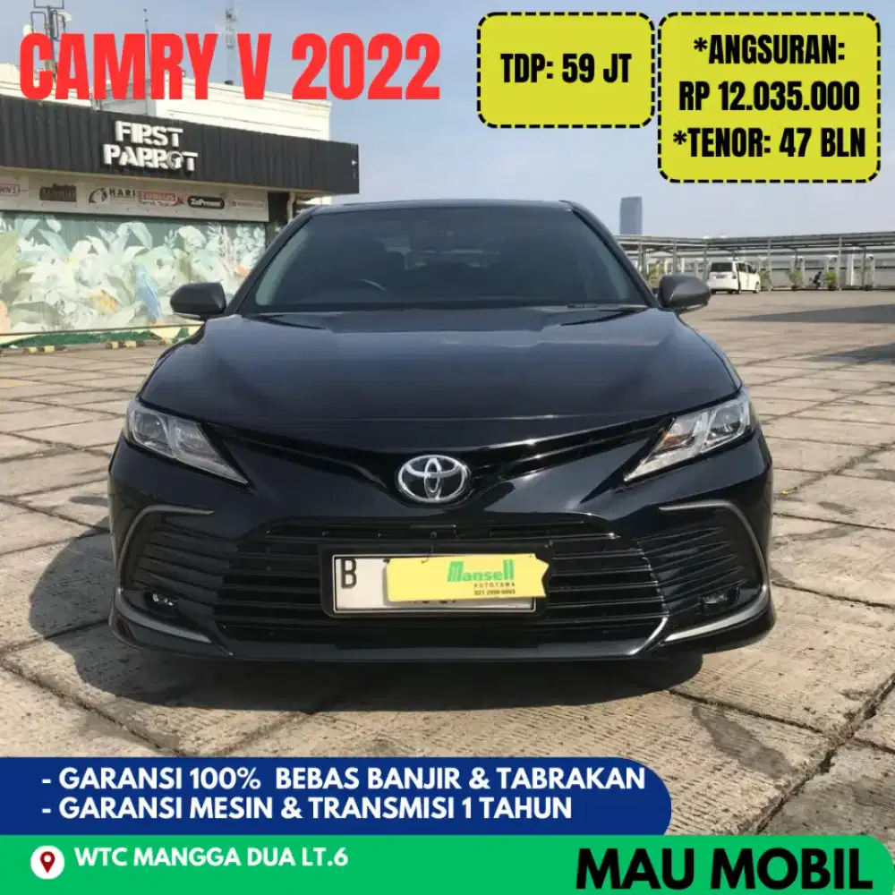 Camry V 2021/2022/2023 Hitam, KM 50rb