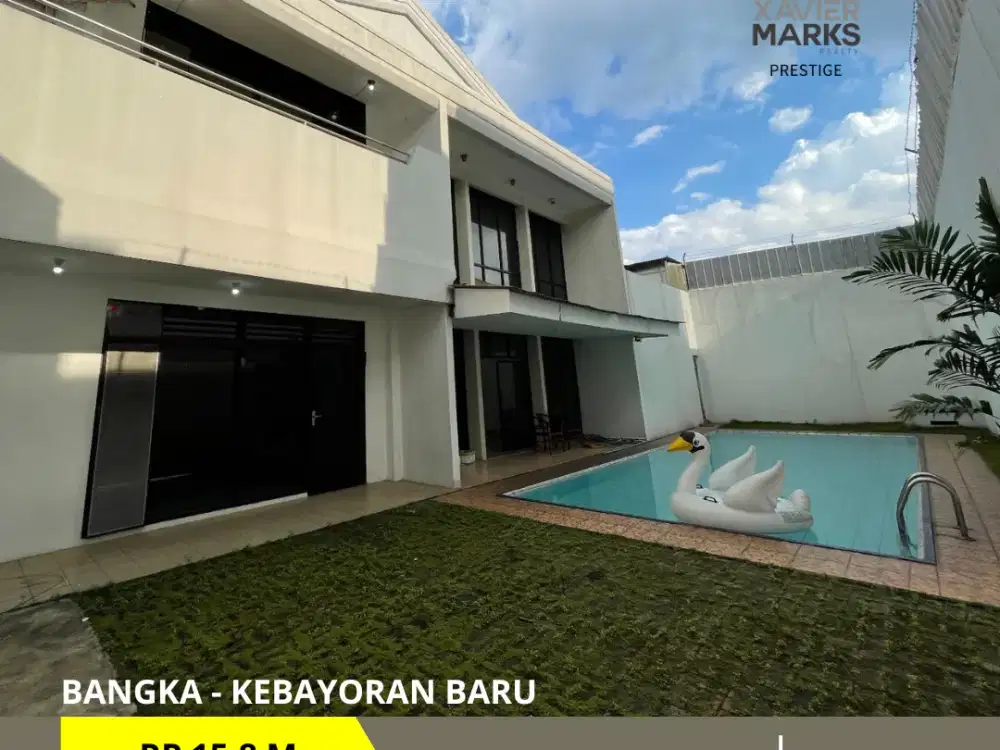 DIJUAL RUMAH DEKAT DENGAN SENOPATI DI JL. BANGKA KEBAYORAN BARU JAKSEL