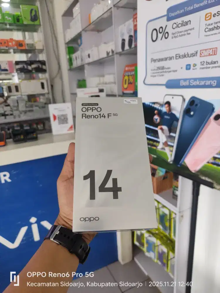 OPPO RENO 14F 5G TERBARU KREDIT SYARAT HANYA KTP SAJA