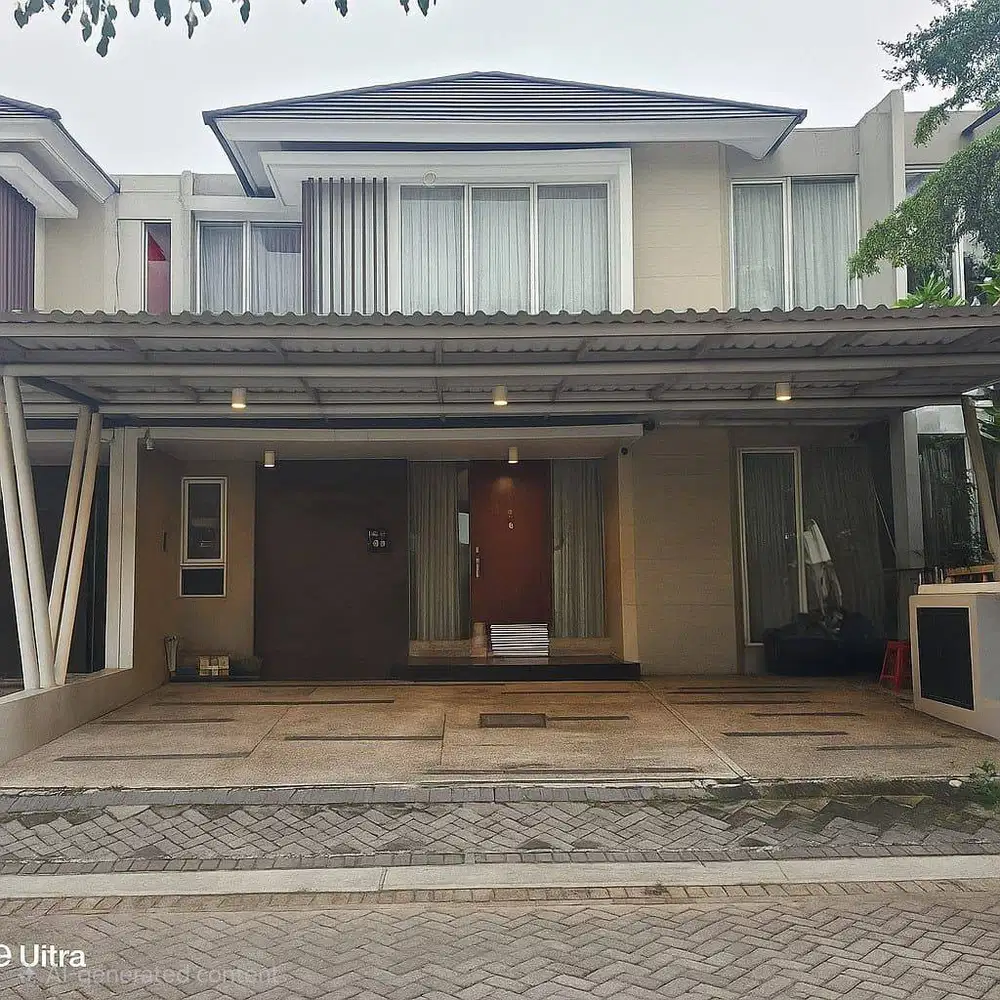 Dijual Rumah Citraland Utara Northwest 2 Lantai Siap Huni Minimalis