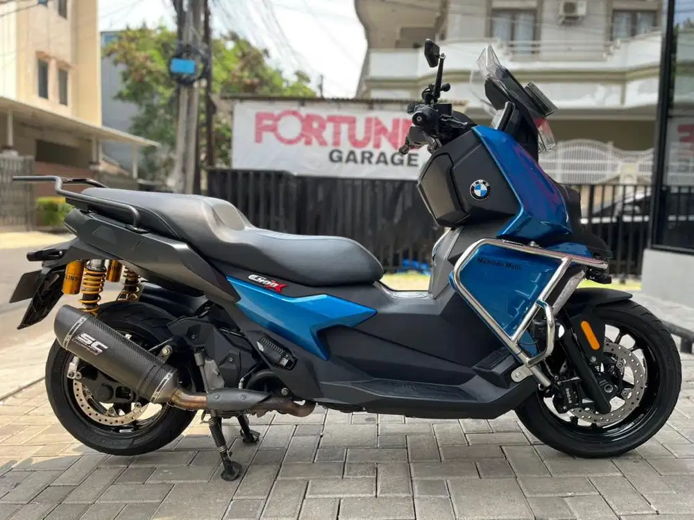 BMW C400X ABS OHLINS SC PROJECT 2019 BIRU FULL PAPER HEDON MODS 400