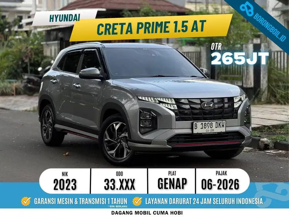 Hyundai Creta prime 2023 AT ( km 33 RB )