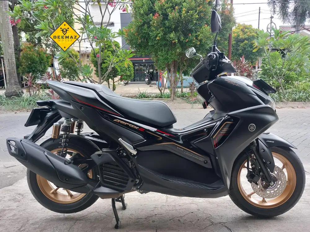 (DP 400 Rb)‼️ Aerox S ABS Keyless Connected Hitam 2023 Cash & Kredit