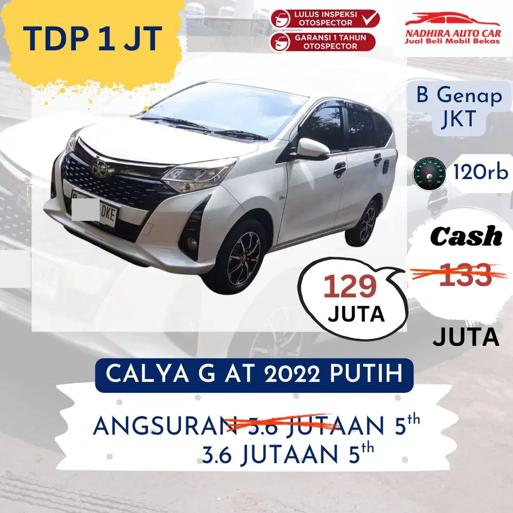 Toyota Calya 2022 Bensin