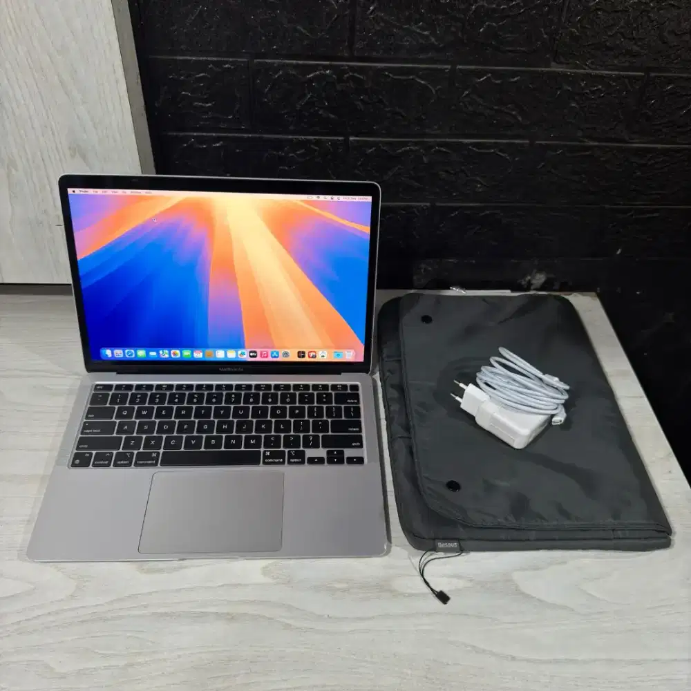 Macbook air m1 2020 ram 8gb ssd 128gb normal bisa cod