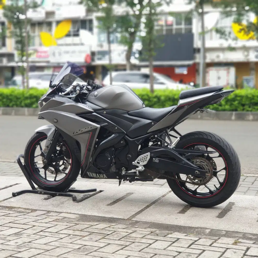 YAMAHA R25 V1 GREY 2016 PAJAK PANJANG SUPER GRESS