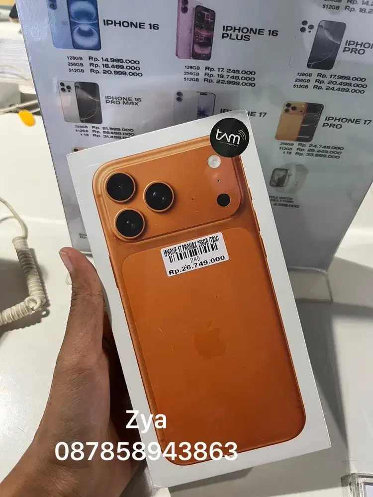 Iphone 17 pro max 256gb ATLANTIS DAHSYAT