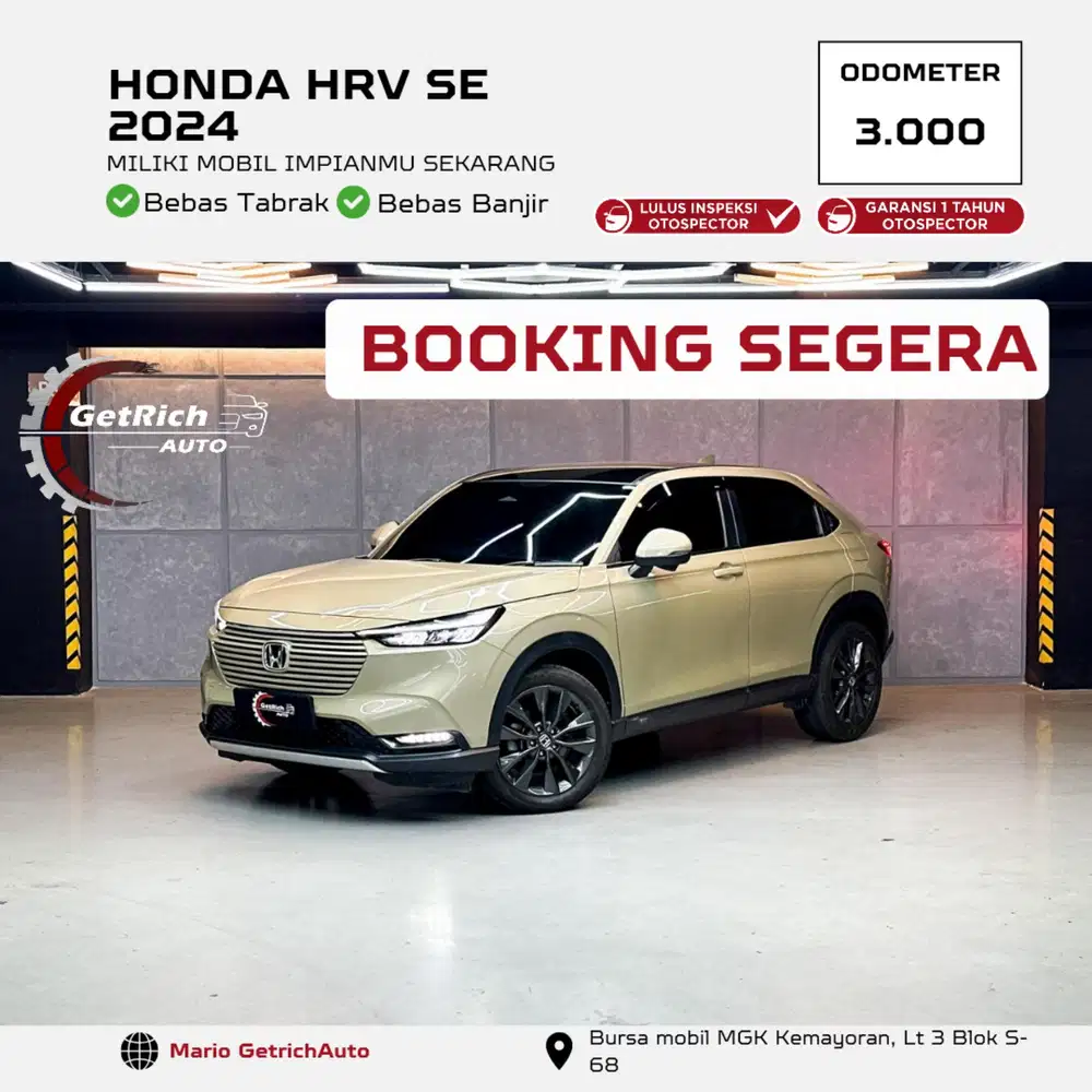 [ KM 3 Ribu Perak ] HONDA HRV SE 2024