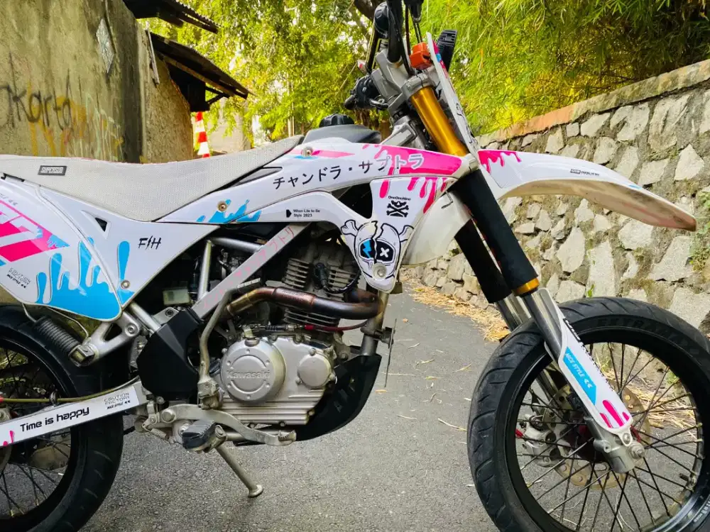 Kawasaki KLX BF 150cc modif supermoto Tahun 2021