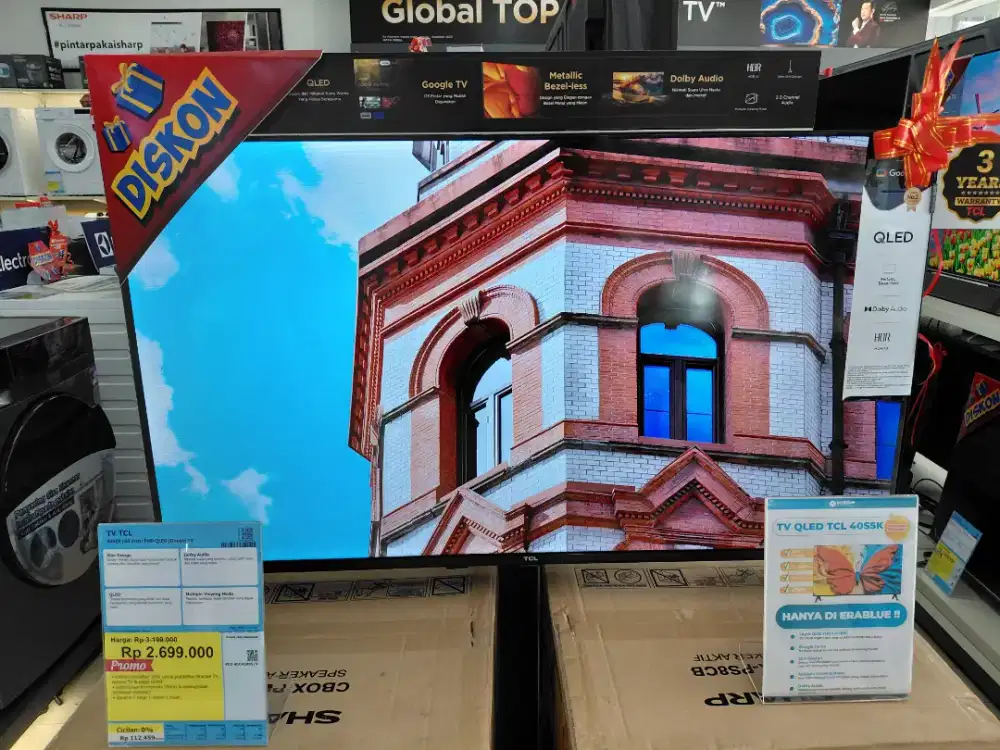 TV TCL 40 QLED cicilan Tanpa DP