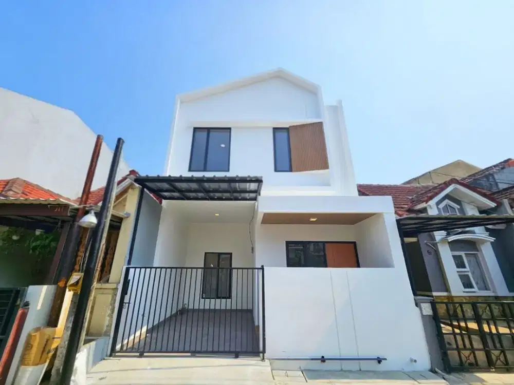 Rumah Minimalis Modern 2 Lantai di Taman Harapan Baru Bekasi – Lokasi Strategis & Bebas Banjir