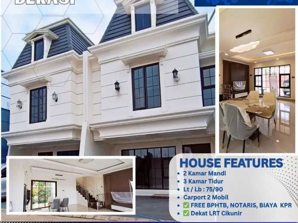 “Rumah Modern Klasik 1,3 M di Jatibening? Sisa 4 Unit!” S567