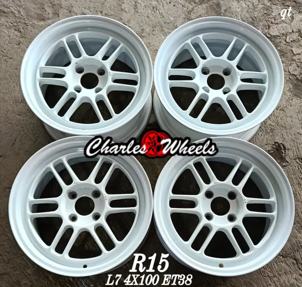 Jual velg rpf 1 face 2 r15 4x100 jazz city yaris vios agya dll