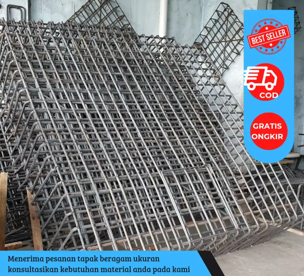 Tapak besi beton cakar ayam