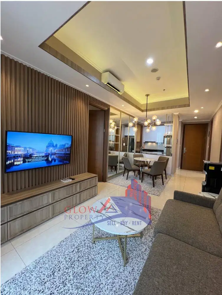 DISEWAKAN CONDO TAMAN ANGGREK RESIDENCES 2+1 DEDROOMS fULLY FURNISH