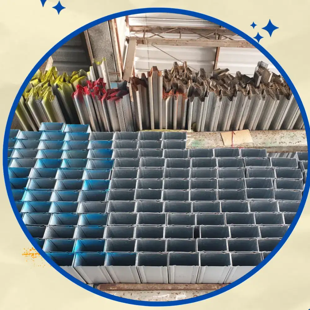 Canal baja ringan reng baja