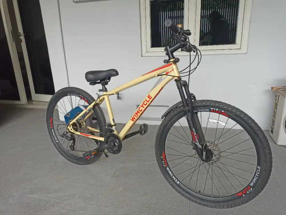 Jual Sepeda Gunung MTB Wimcycle Falcon - Cream