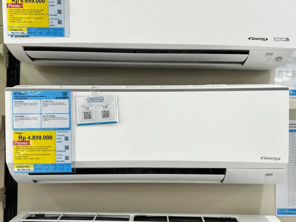 JUAL AC DAIKIN 0.5 PK