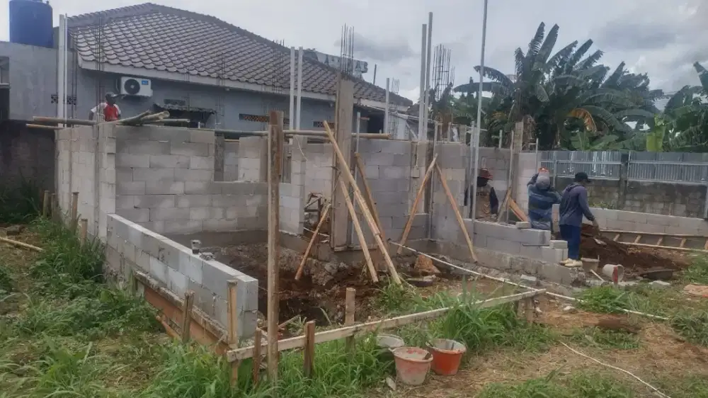 Rumah mezanin nyaman dan estetik