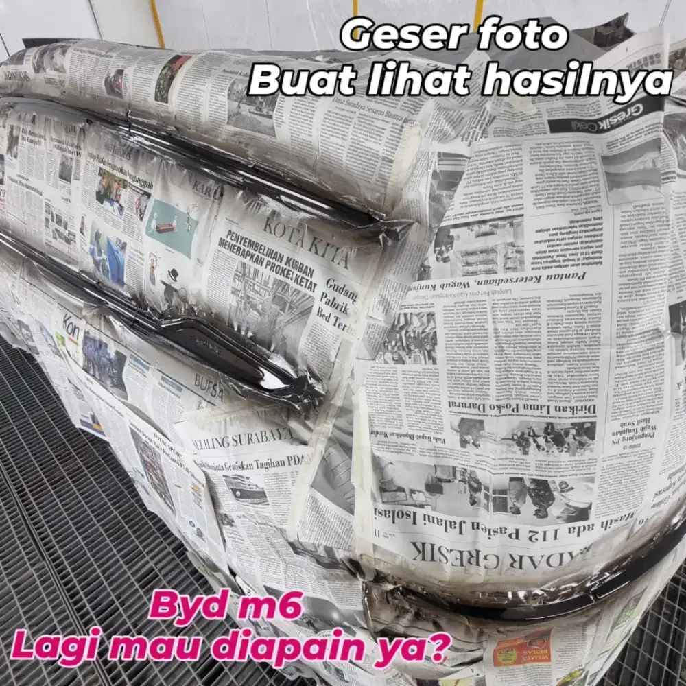 Black chrome byd m6 cat mobil chrome all merk bisa coating mobil