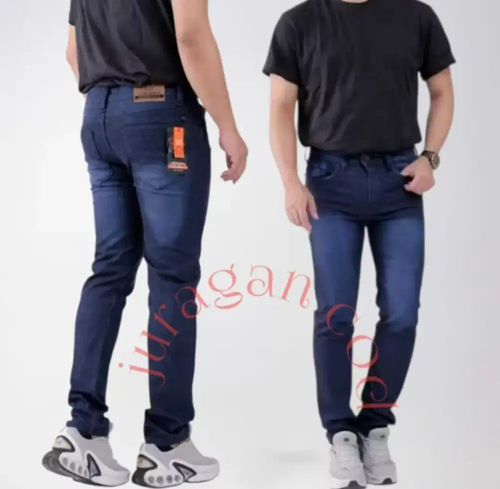 Celana Jeans Pria Panjang Skinny Slim fit Panjang Melar Trendy