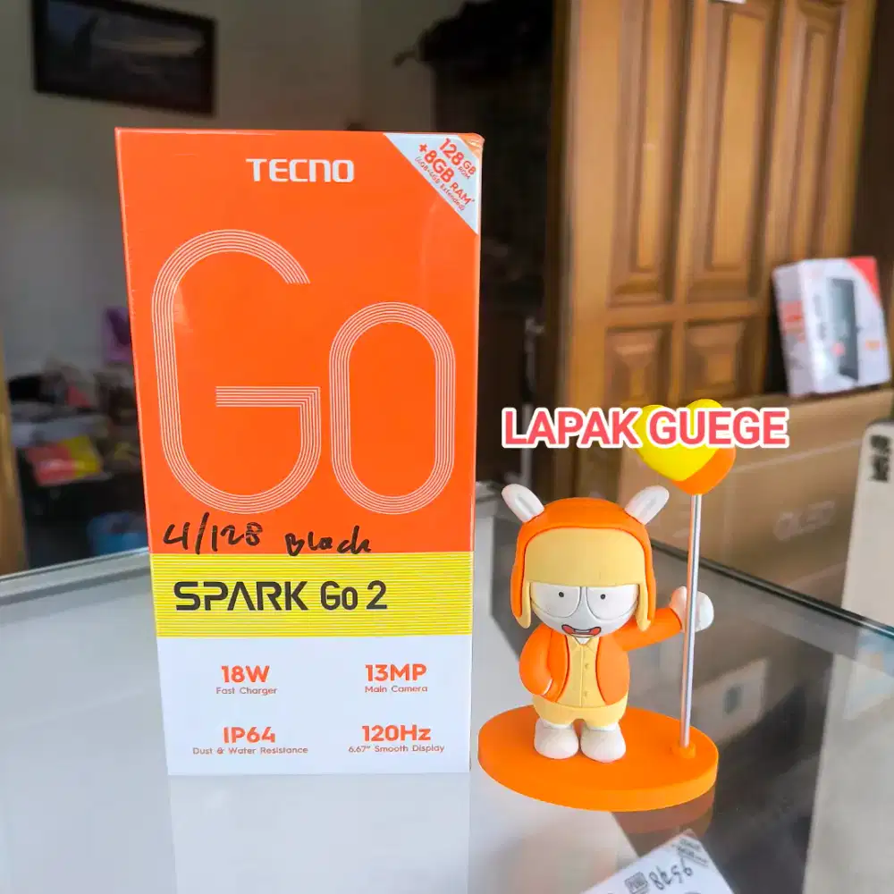 Tecno Spark Go2 4/128 128gb baru garansi resmi