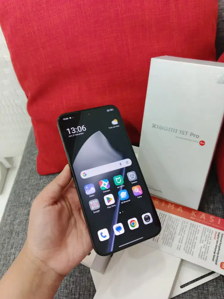 Xioami 15T Pro 12/512 Fulset ori likenew garansi panjang