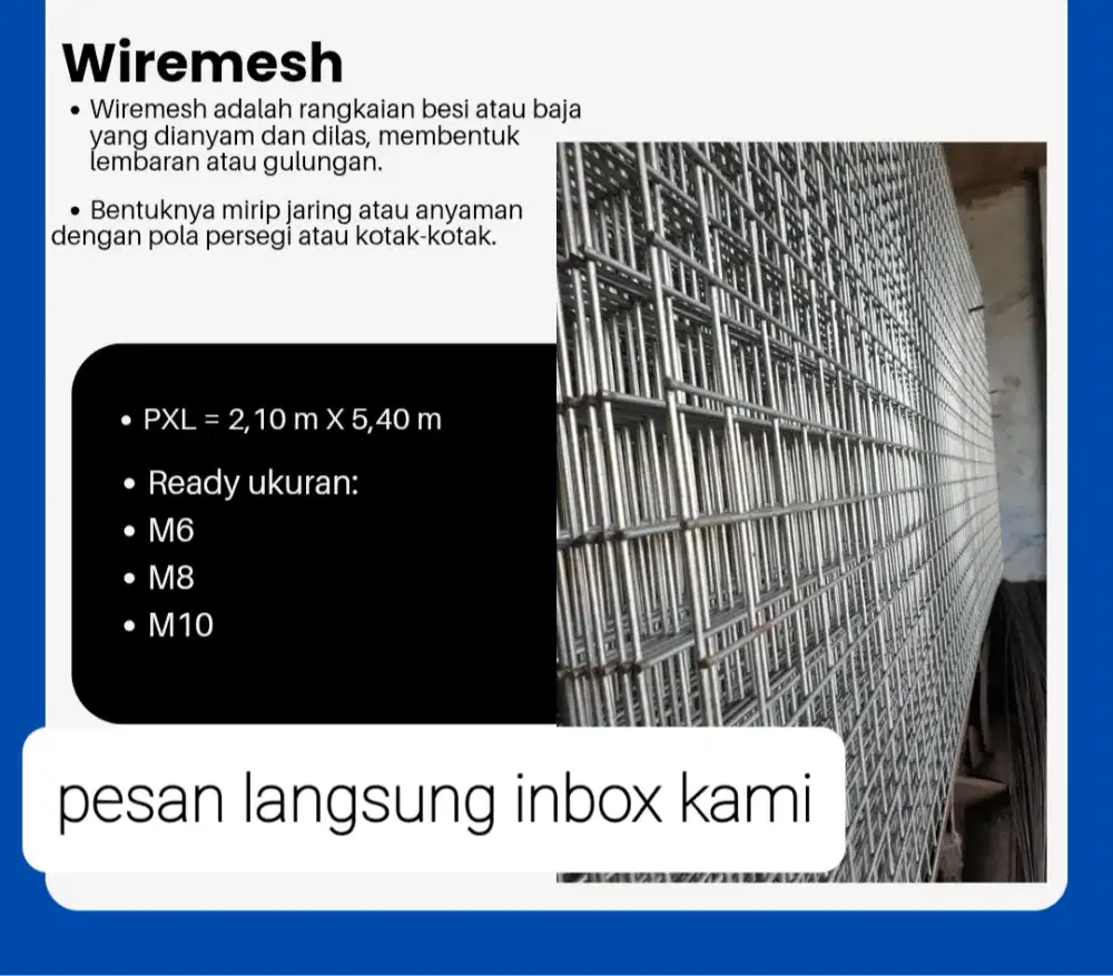 Wiremesh cor beton rumah