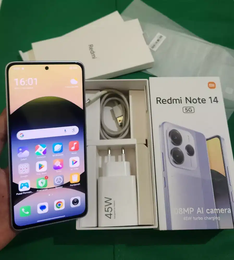 Redmi Note 14 5G Ram 12/512gb Fullset