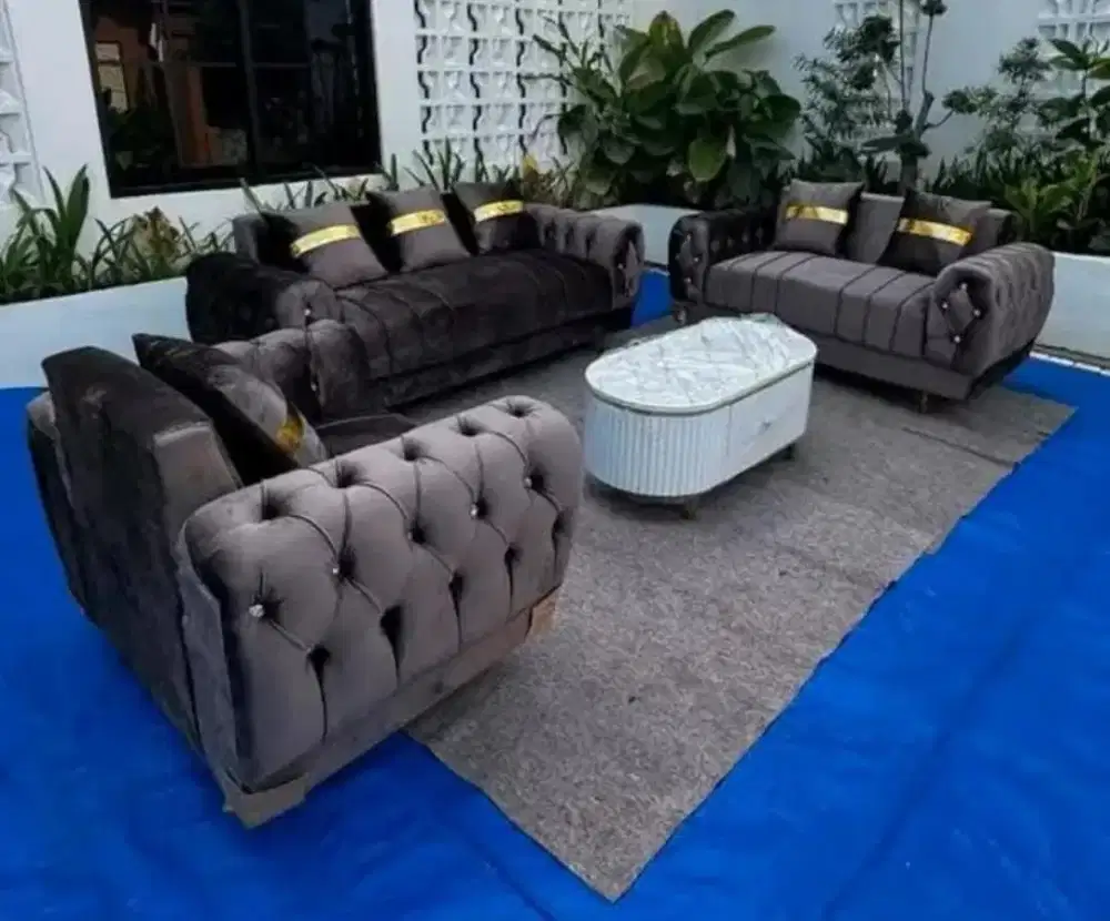 Sofa Cenil Type 321 + Meja