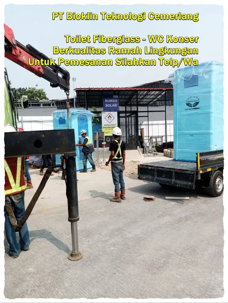 Toilet Proyek/Toilet Portable/Toilet Event/kuat dan kokoh / Toilet Reg