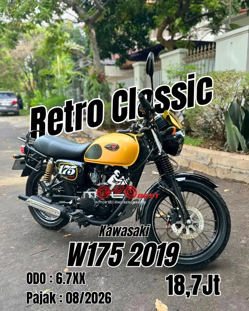 Kawasaki W175 Mulus Low Km 6.xxx 2019