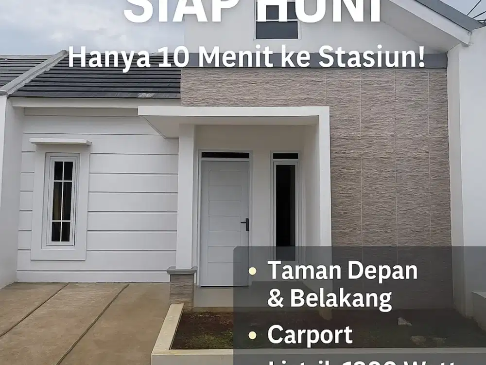 DIJUAL Rumah Baru Modern Siap Huni – Hanya 10 Menit ke Stasiun Citayam