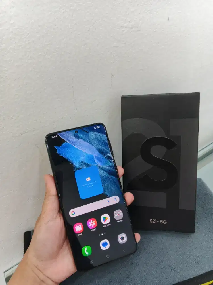 Samsung S21 plus 5G 8/128 Fulset no minus resmi sein