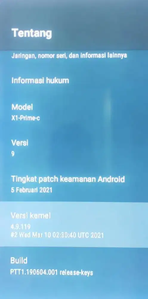 STB ANDROID (Belum Root)