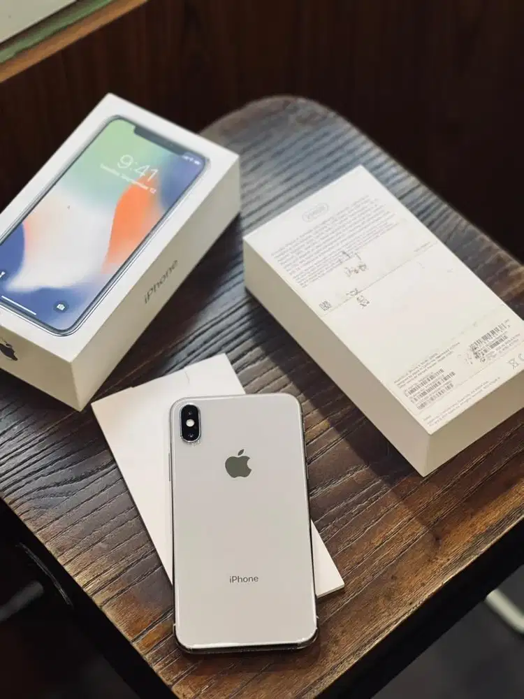 Iphone X 256gb inter silver