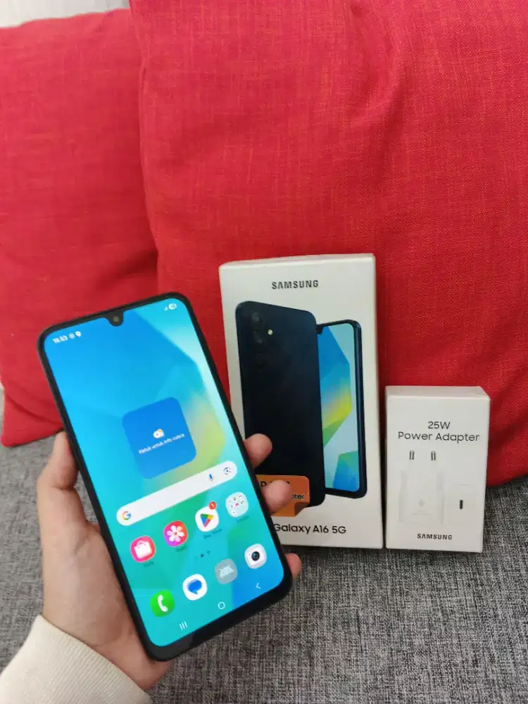Samsung A16 5G 8/256 Fulset ori likenew garansi panjang