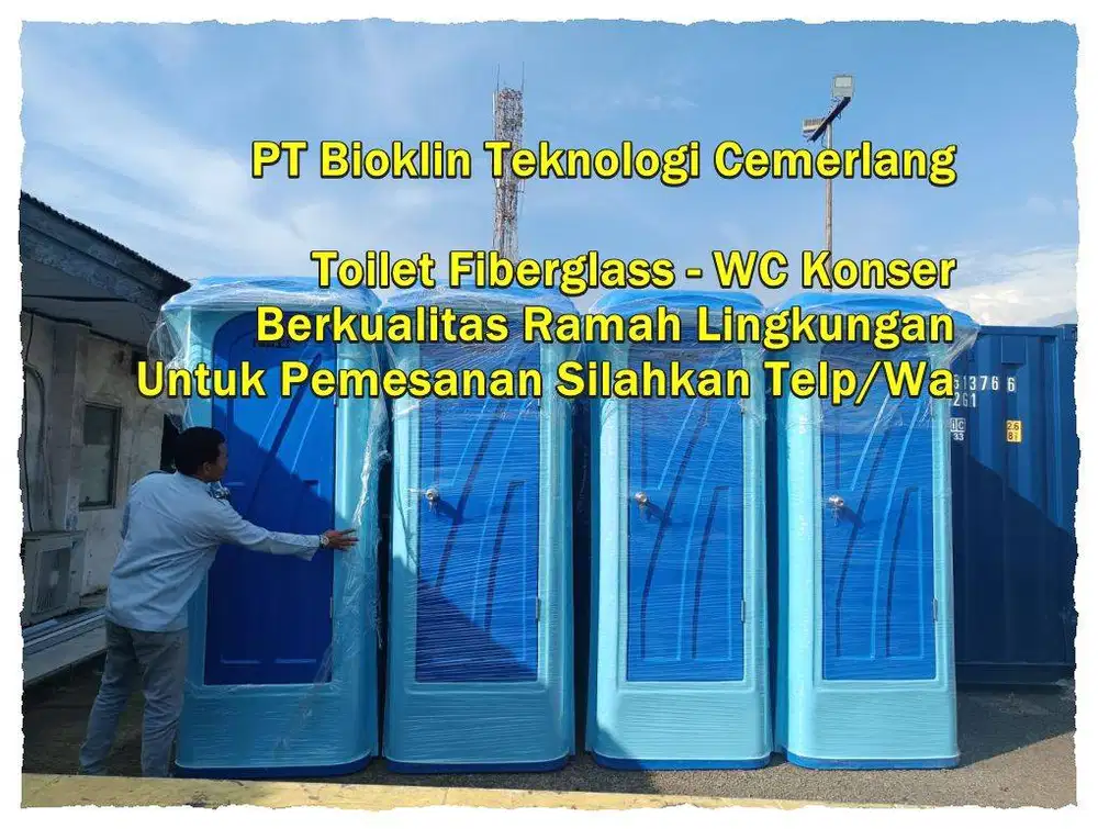 Toilet Proyek/Toilet Portable/Toilet Event/kuat dan kokoh / Toilet Reg