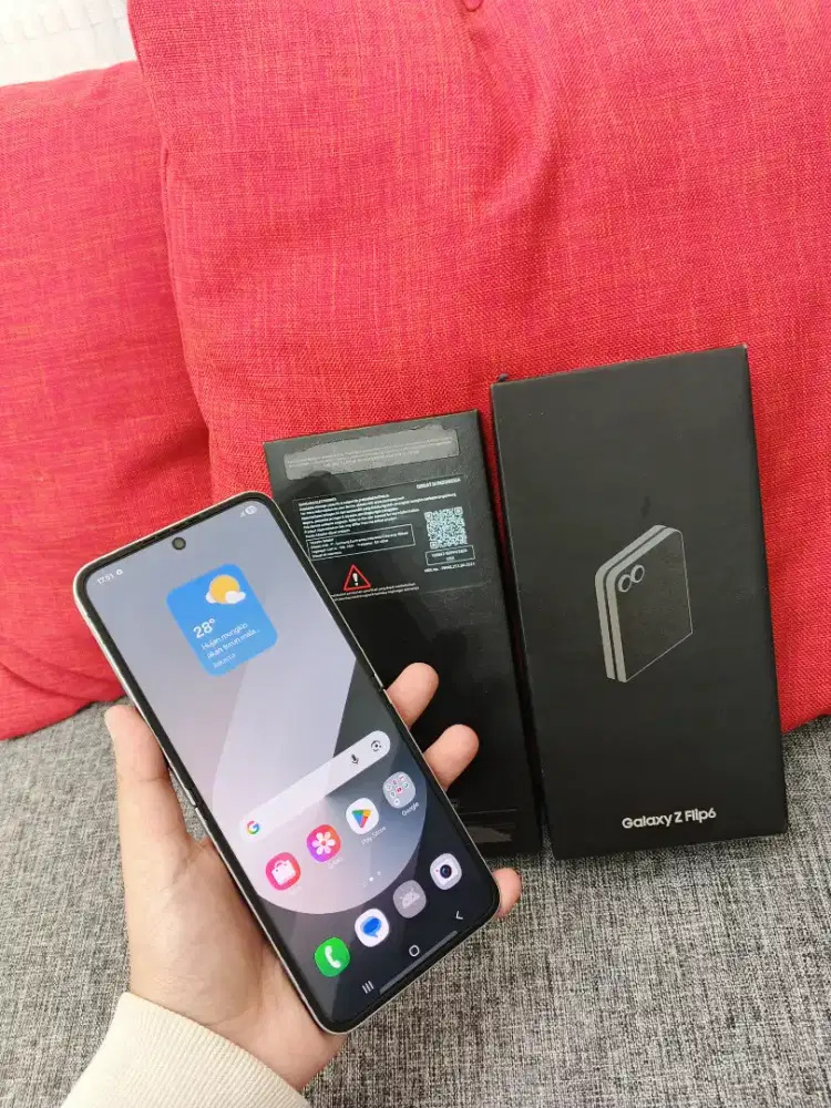 Samsung Z flip 6 5G 12/512 Fulset ori resmi sein no minus