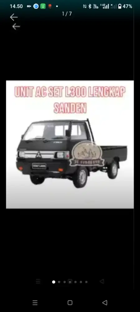 AC L300 AC Sanden 5305 Dingin LgkpTinggal pasang,isi freonBelinya4jtan