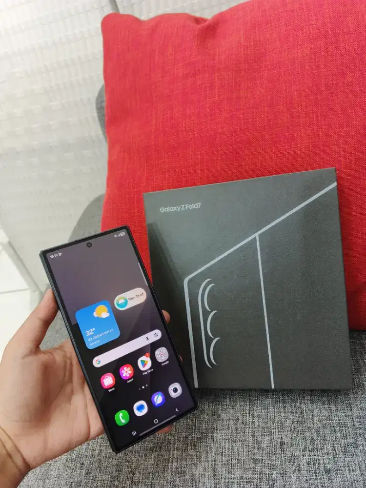 Samsung Z fold 7 5G 12/512 Fulset ori resmi sein baru 1 bulan