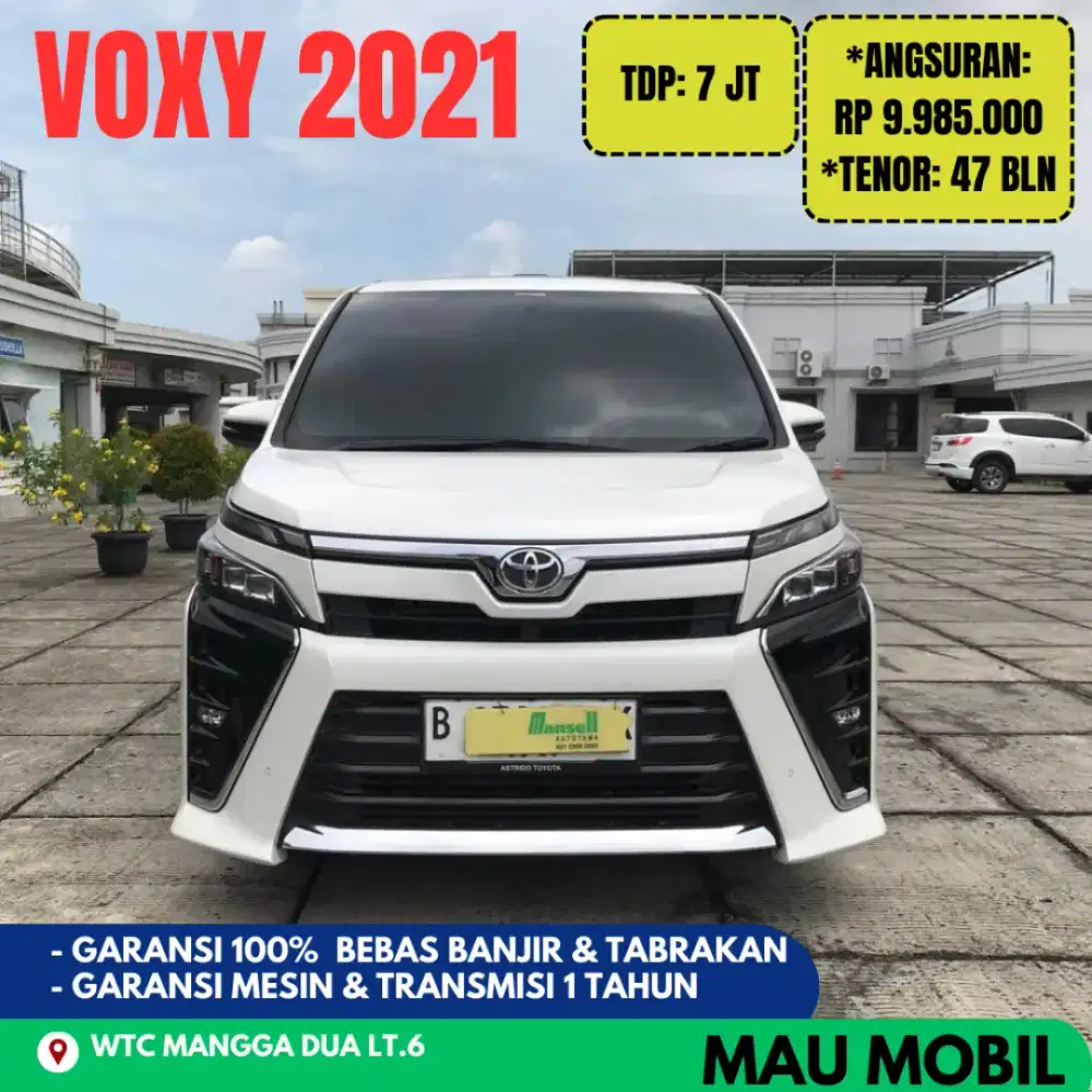 TERMURAH TDP 7JT, Voxy 2019/2020/2021 Putih, KM 75rb