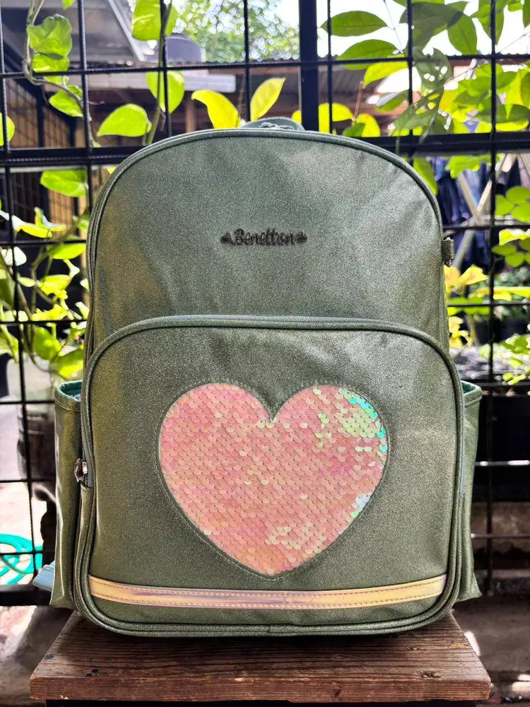 Ransel Anak SD Benetton | Tas Sekolah Anak | Tas Usap Benetton Anak 8T