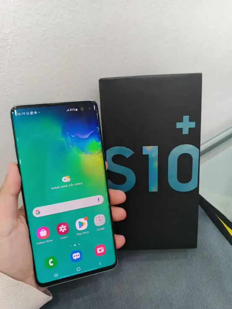 Samsung S10 plus 5G 8/128 Fulset ori resmi sein no minus