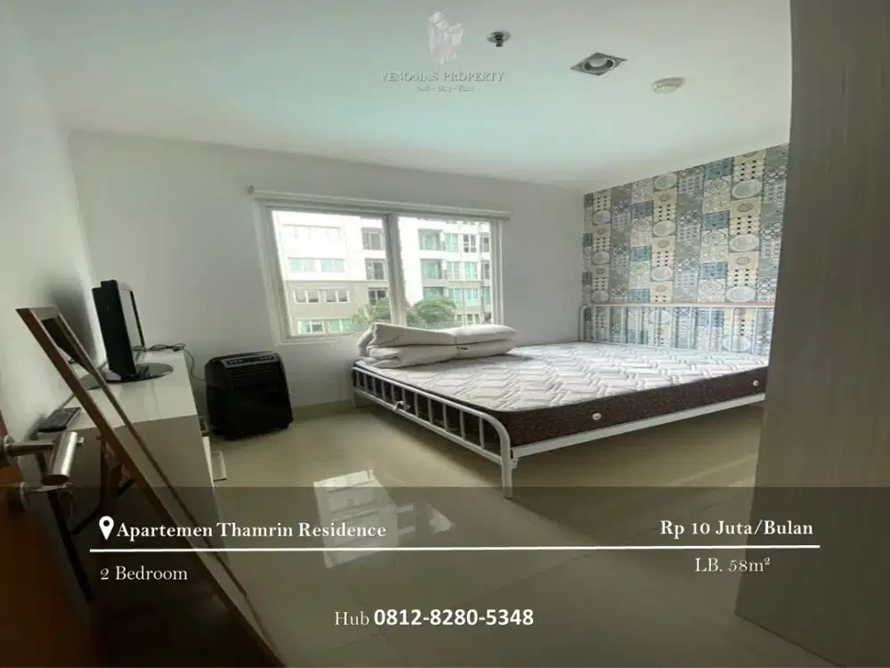 Disewakan Apartement Thamrin Residence 2BR Full Furnished Tower A