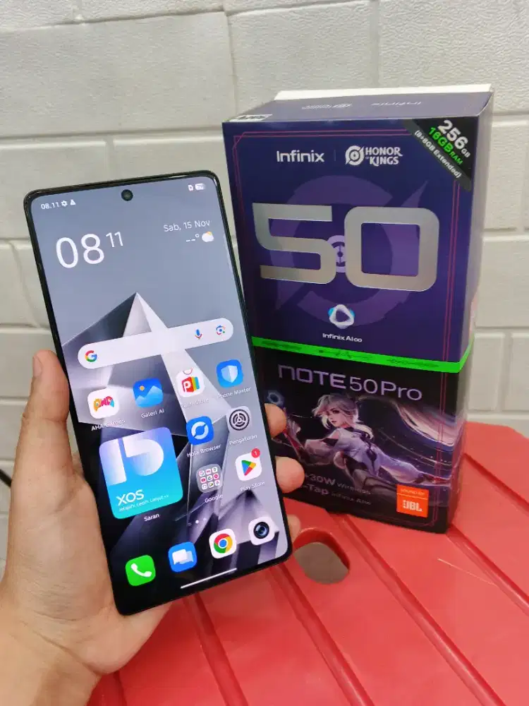 Infinix note 50 pro 8/256 Fulset ori no minus garansi