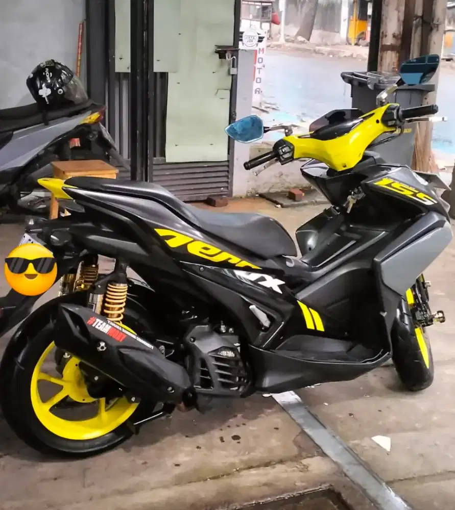 Yamaha Aerox siap gas nga ada PR