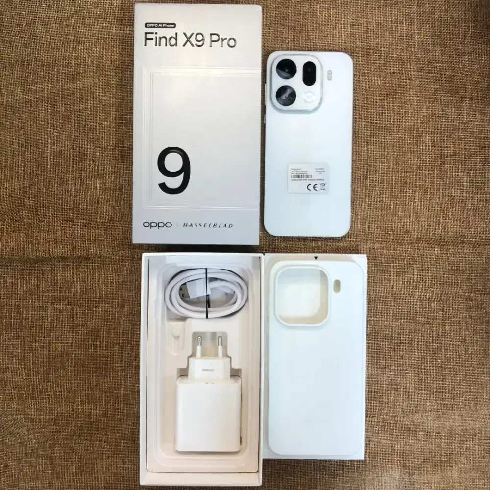 Oppo Find X9 Pro 5G 16/512GB Silk White Titanium Garansi resmi Oppo
